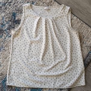 LOFT Flower Patterned Dress Tank
